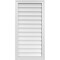 Ekena Millwork Vertical Surface Mount PVC Gable Vnt: Non-Functional, w/2"W x 1-1/2"H, Brickmould Frame, 20"W x 40"H GVPVE20X4002SN - alternate 1